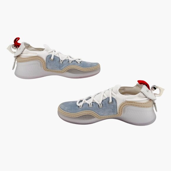 Christian Louboutin Arpoador Blue Drawstring Sneaker Size 39 US 9 Women's 7028 - Picture 10 of 15